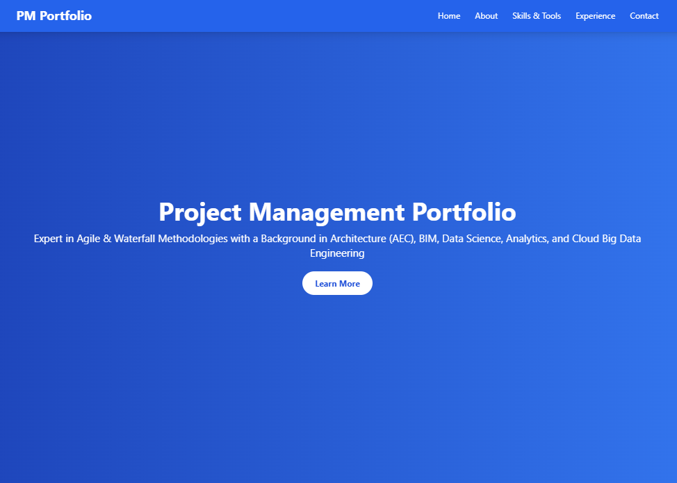 Placeholder for Project Management Portfolio